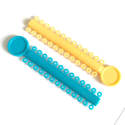 Anelli di legatura in elastici colorati standard ISO per un trattamento ortodontico confortevole