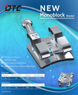 Mini DTC Ortodonzia Ortodonzia Brackets Metal Brace Ortodonzia Tessuto per Roth / MBT Performance