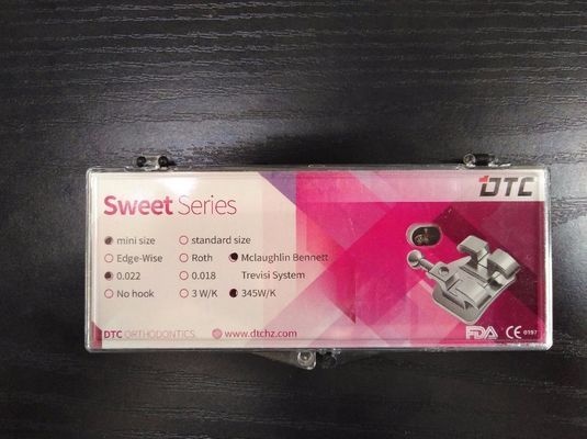 Mini/Standard 0.022'/0.018' MIM Technology Ortodontiche supporti metallici con base reticolare