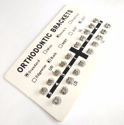 Durata di conservazione di 3 anni Serie Dolce Bracket ortodontico Roth 0.018 &quot;con 0.018&quot; slot