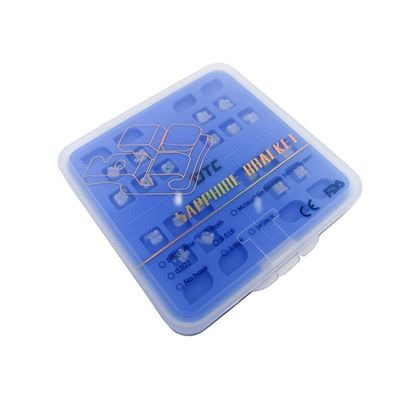 Trattamento ortodontico con DTC Sapphire Bracket Dental Brace Standard ISO