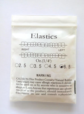 DTC Dental Ortho Elastic Bands con motore a macchine O-Rings in gomma lattice per ortodonzia